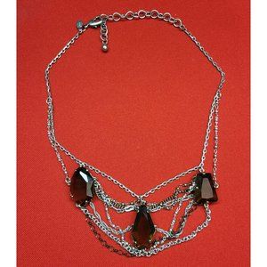 Chicos Quartz Necklace Costume Jewelry